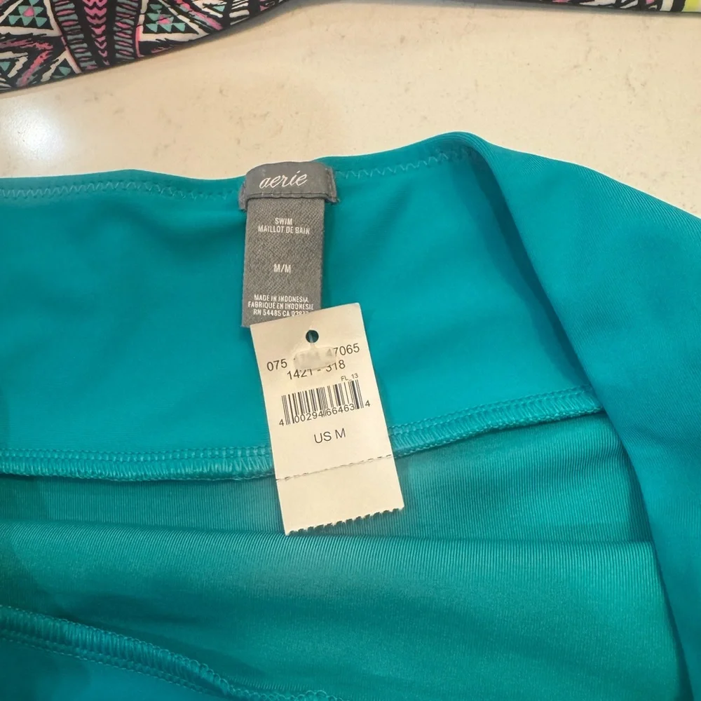 Aerie Teal Bikini set. Only bottoms are from Aerie.